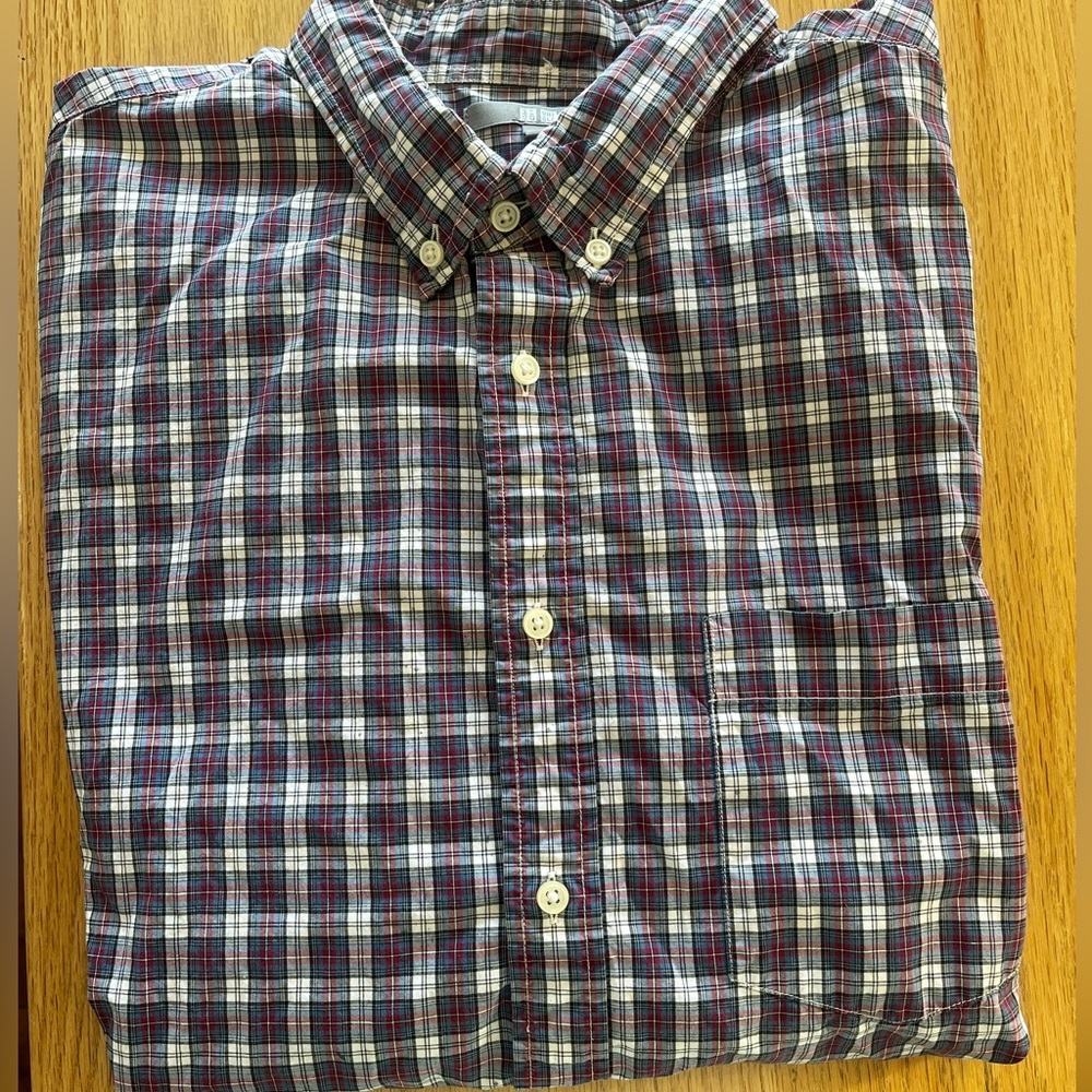 Uniqlo Multicolor Plaid Casual Shirt